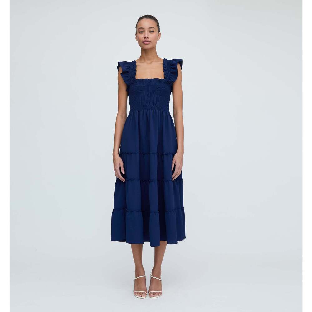 Hill House Home The Ellie Nap Dress - Navy Crepe